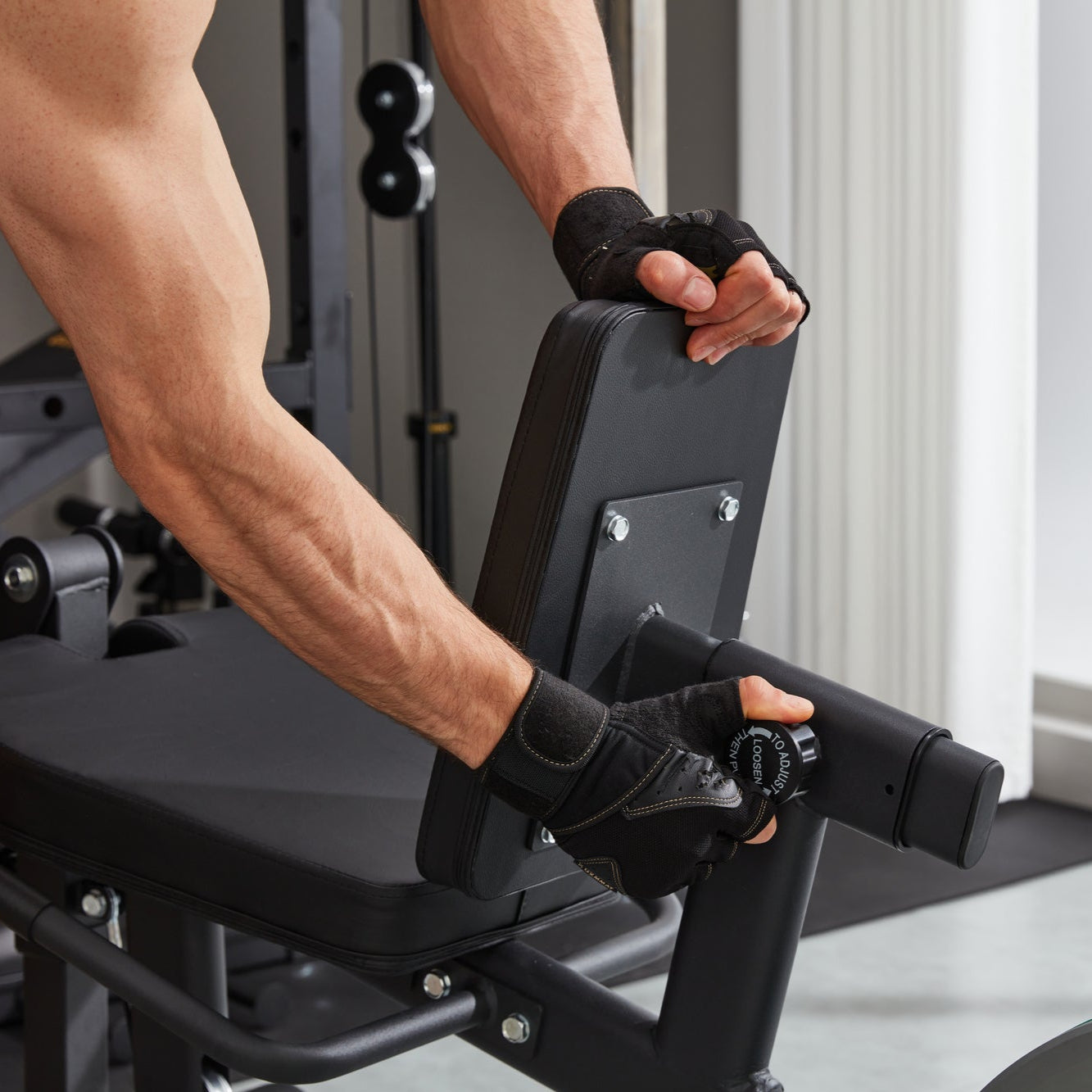 GXMMAT Leg Extension Curl Machine with Personalized Adjustments