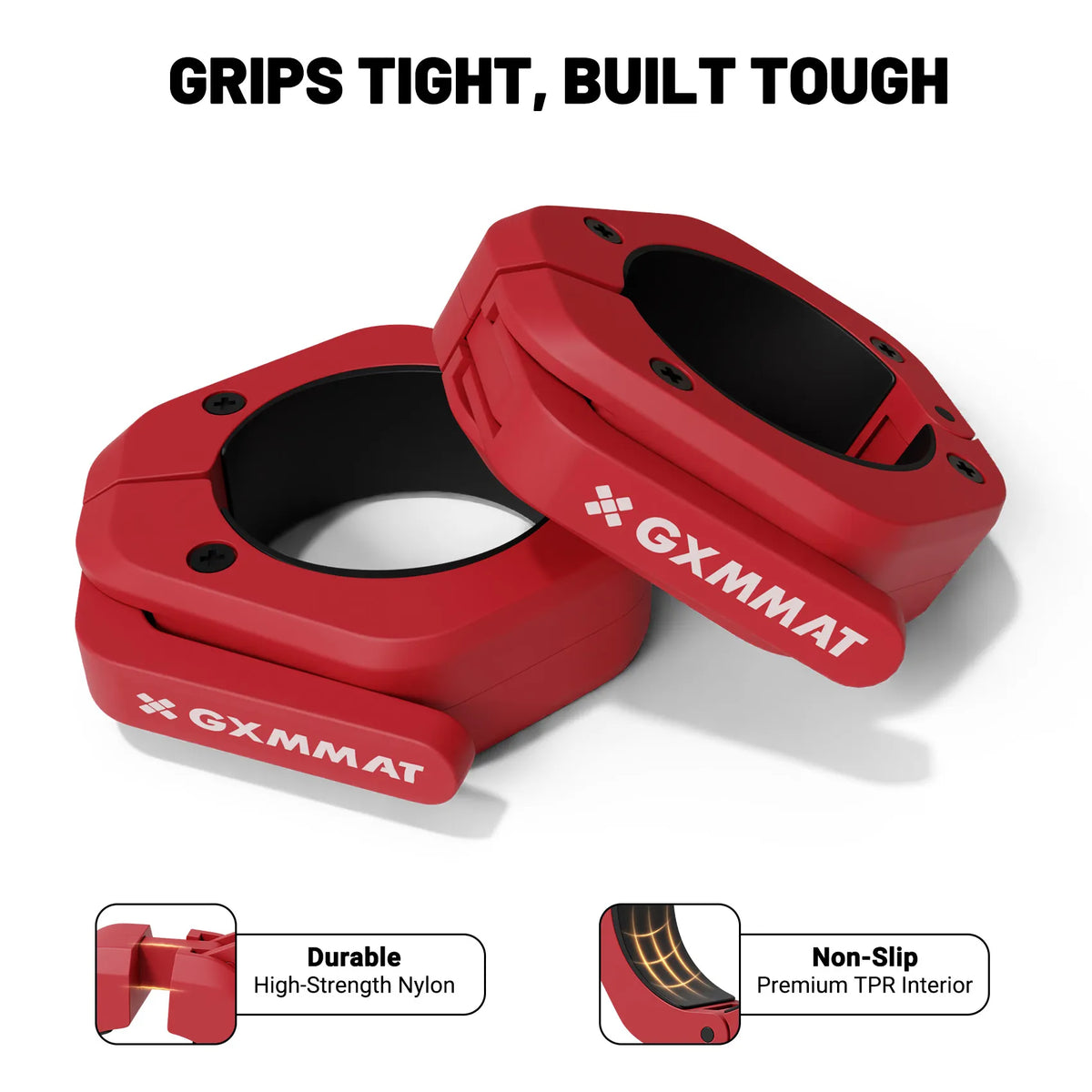 GXMMAT_Magnetic_Barbell_Collar_Red_2 #color_red