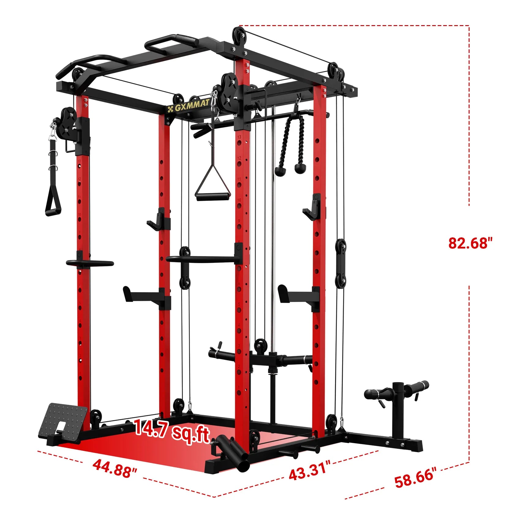 GXMMAT_V6_Power_Rack_Size_Red #color_red