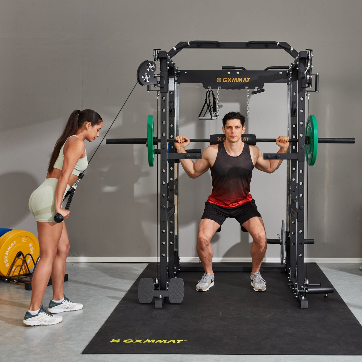 X6 Power Rack with Cable System | All in One Functional Trainer
