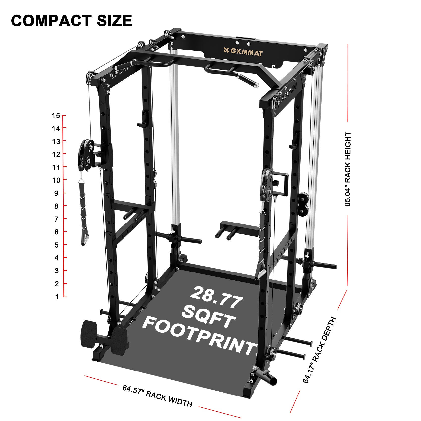 Home Gym Rack Package | All in One Home Gym Equipment | GXMMAT