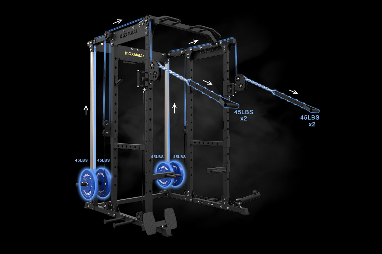 GXMMAT_X6_power_rack_dual_cable_system