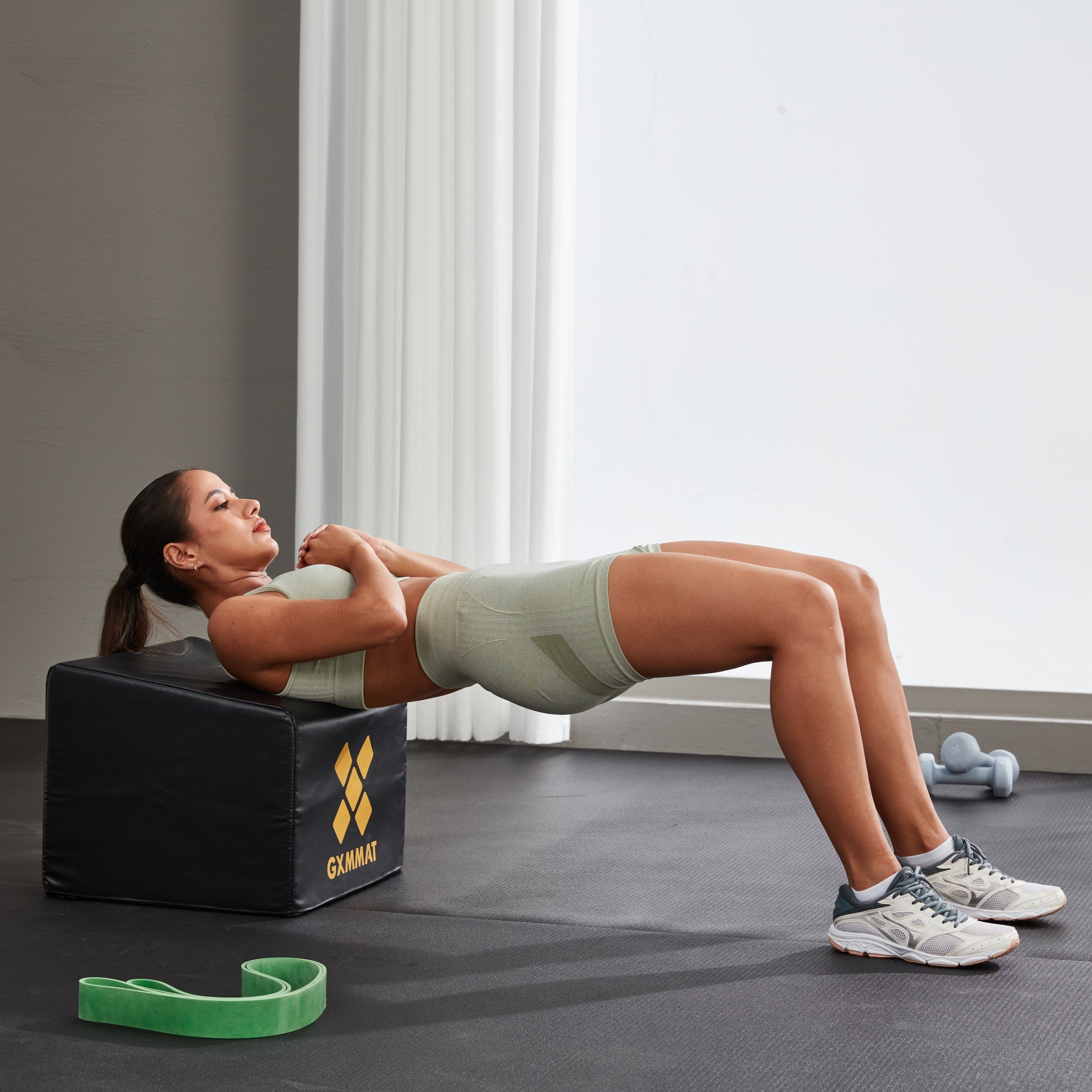 Hip Thrust Bench | Non-slip Glute Trainer Machine for Home | GXMMAT