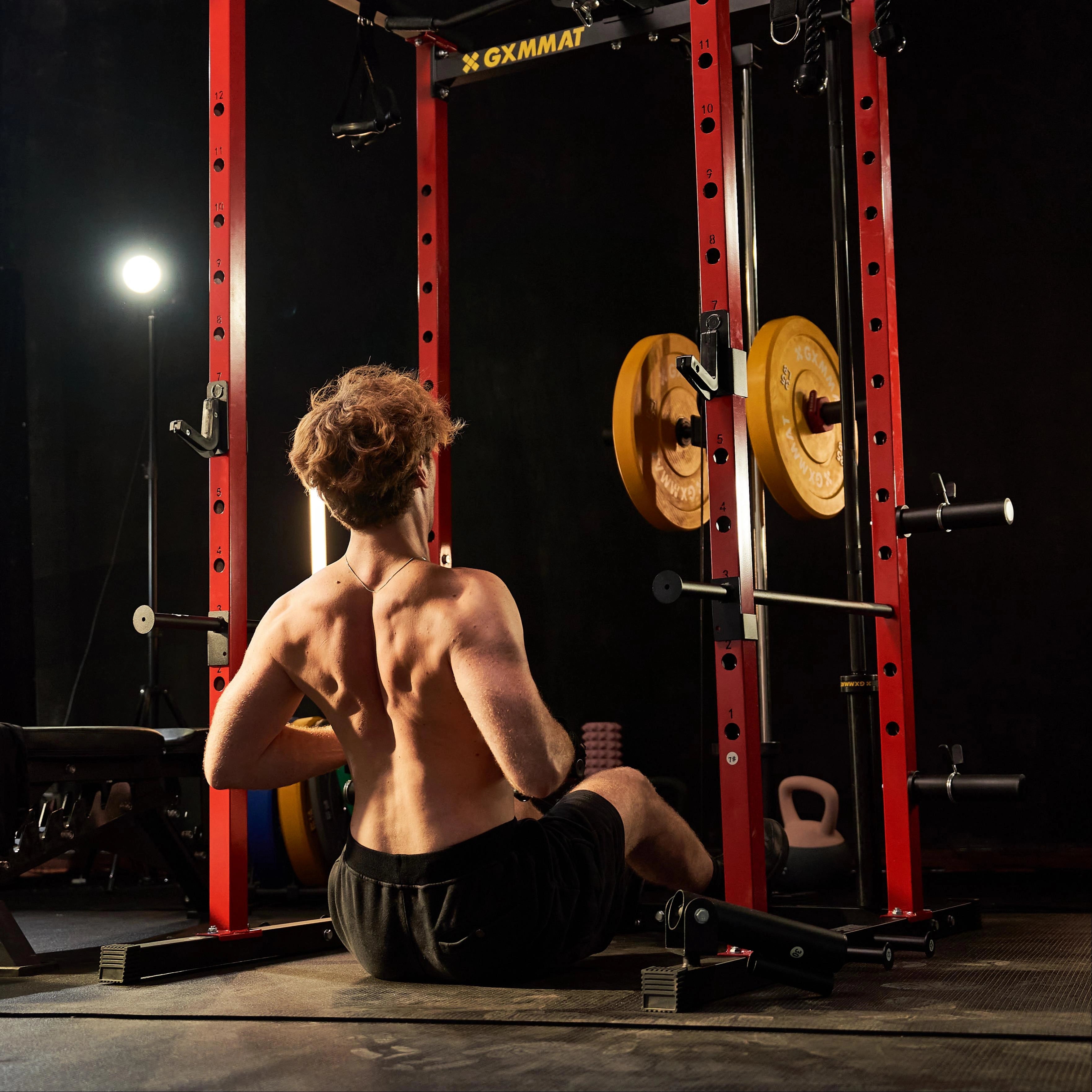 Lat Pulldown with GXMMAT G5 Power Rack