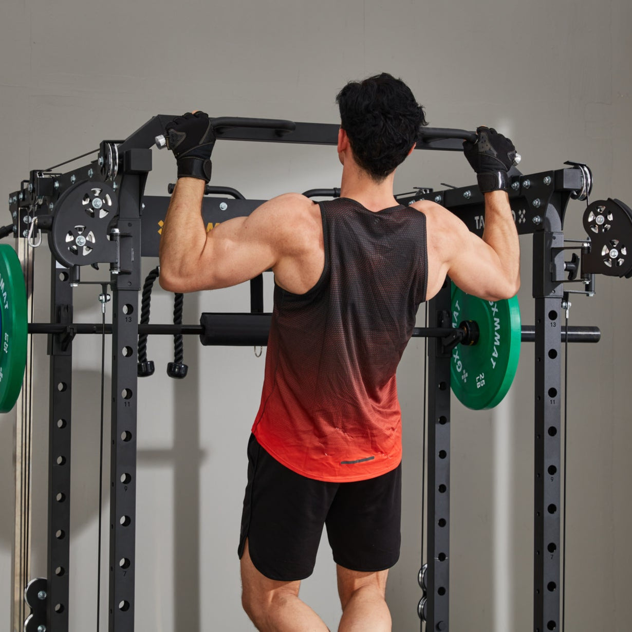 Pull-up with GXMMAT X6 Power Rack