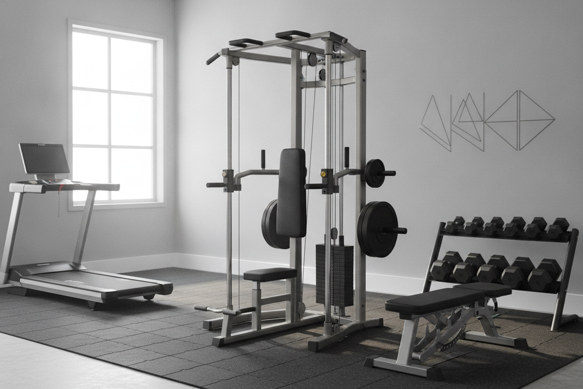 Assisted Pull-Up Machine Blueprint: Biomechanical Setup, Grip Variations, Progression Frameworks, and Home Floor Staging