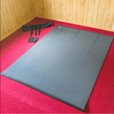 Large Yoga Mat with barefoot 7'x5'，9mm thick