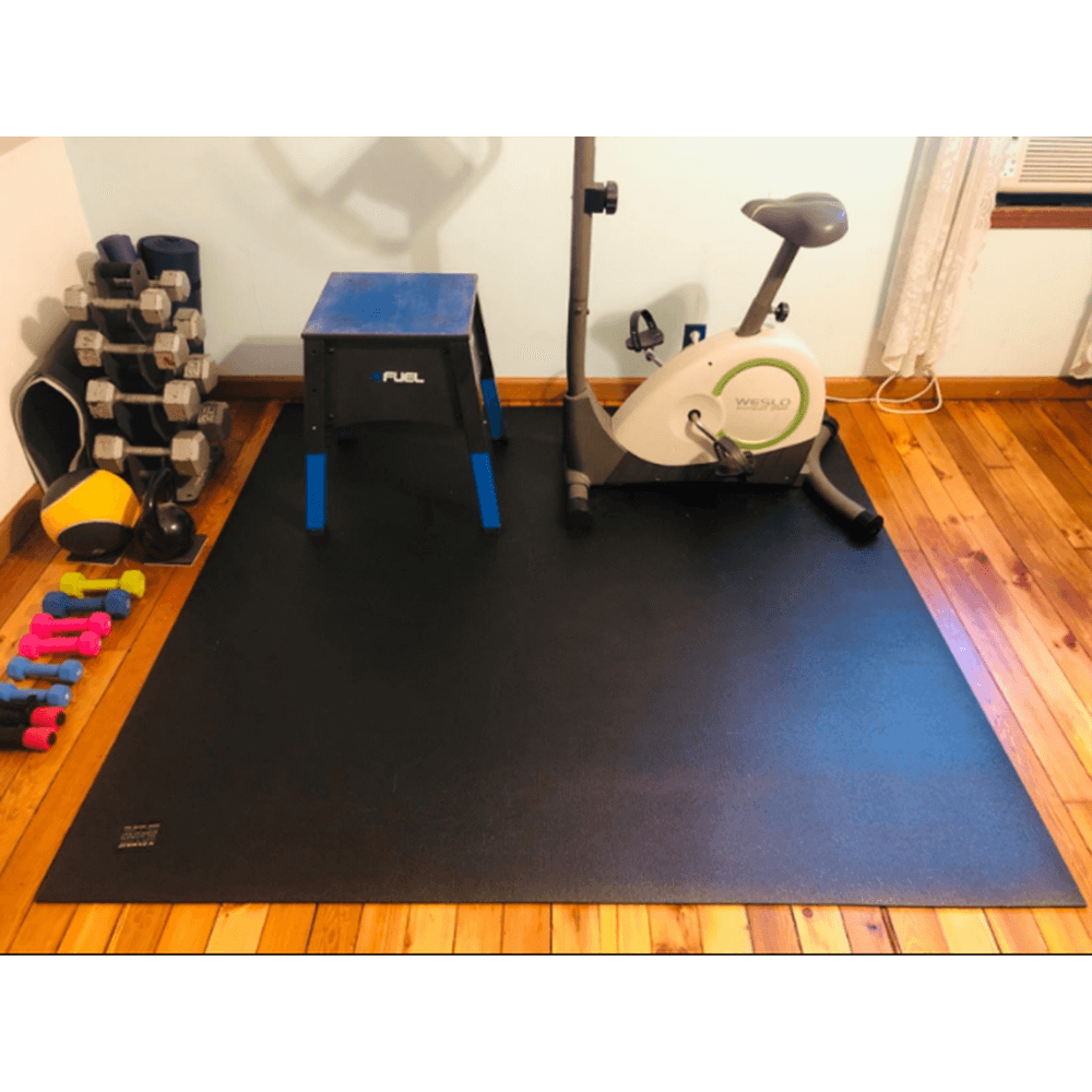 Gxmmat 6 x6 Non Slip Floor Mat Protect The Floors While Training at Home Black