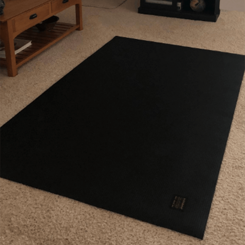 Non slip exercise mat for carpet sale