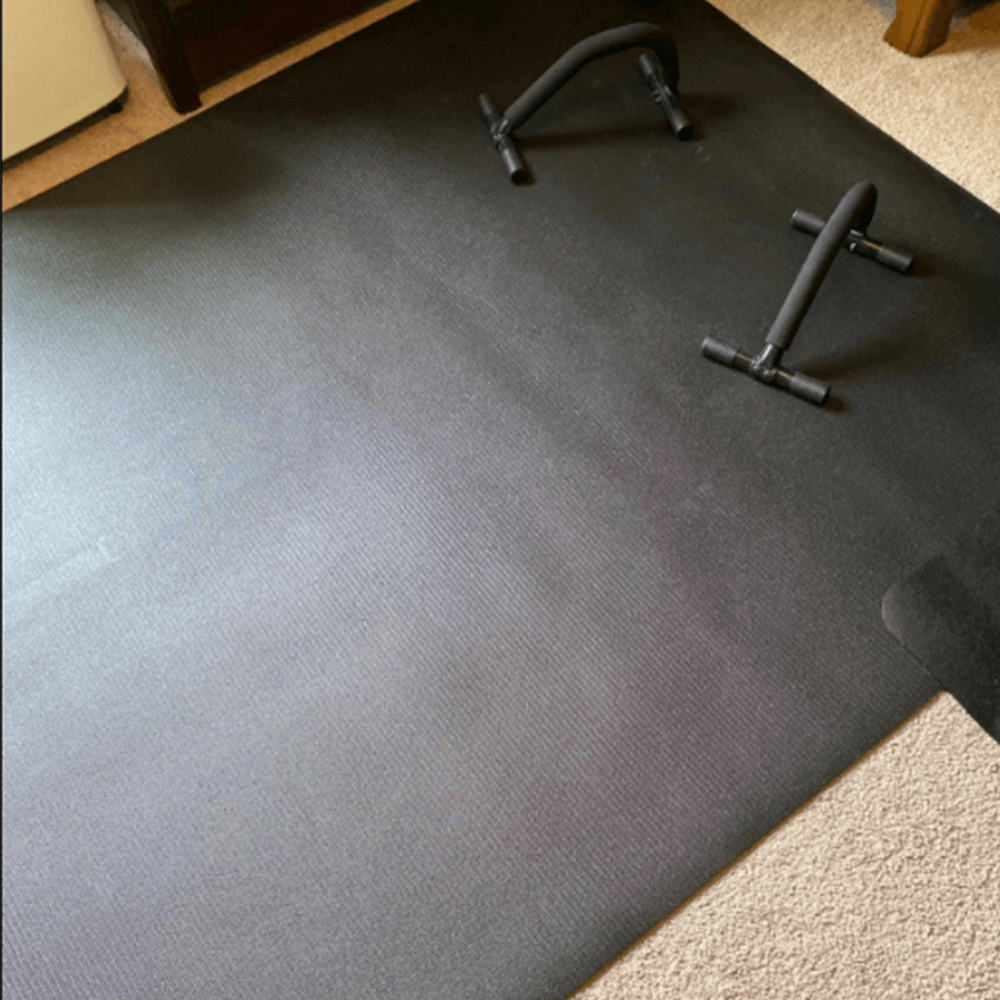 Grey workout mat online