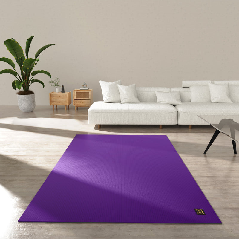 Premium Large Yoga Mat - 7' x 5' x 8mm Extra Thick, Ultra Comfortable,  Non-Toxic, Non-Slip, Barefoot Exercise Mat - Yoga, Stretching, Cardio  Workout Mats for Home Gym Flooring (84 Long x