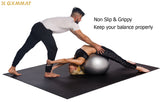 Large Yoga Mat with barefoot 6'x6' - GXMMAT
