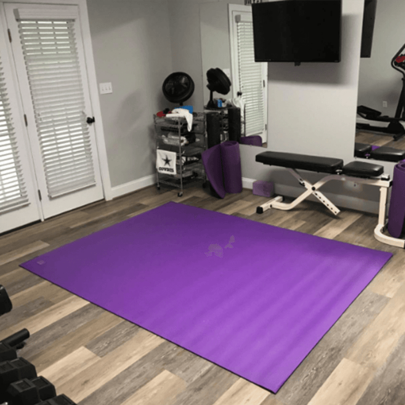 Premium 6 x8 Exercise Mat Yoga Mat Gym Flooring for Home Gym