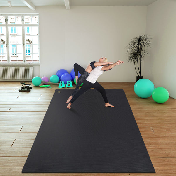 Large Yoga Mat with barefoot 6'x10'