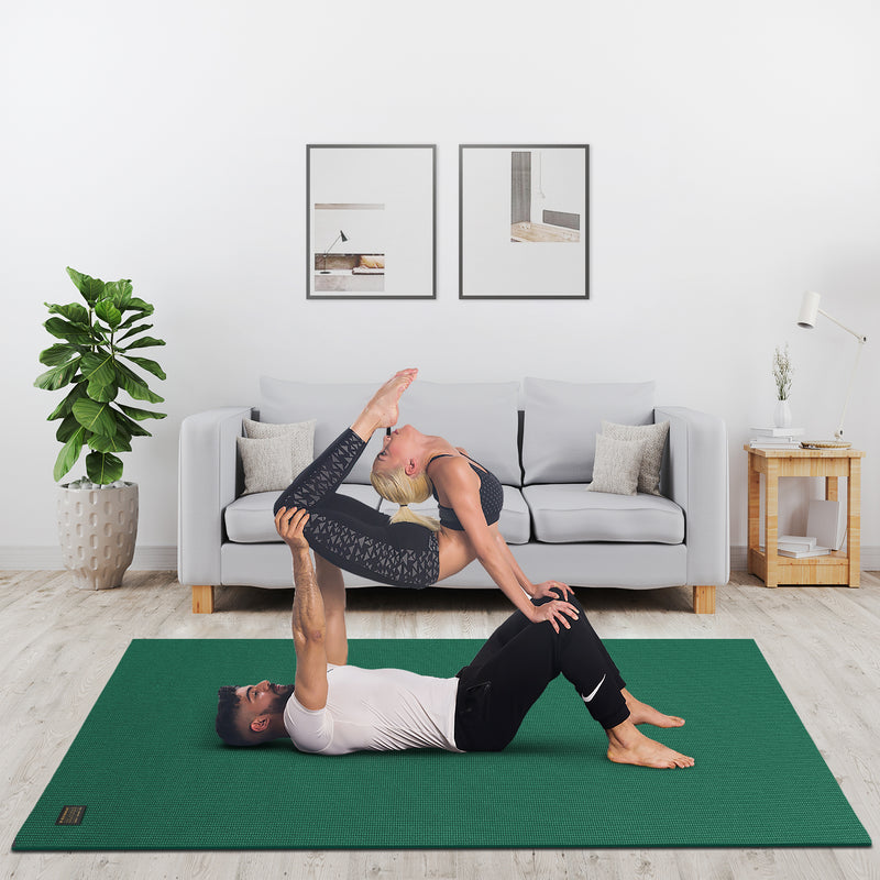 Premium 6 x8 Yoga Mat Exercise Mat Gym Flooring for Home Gym Workout GXMMAT