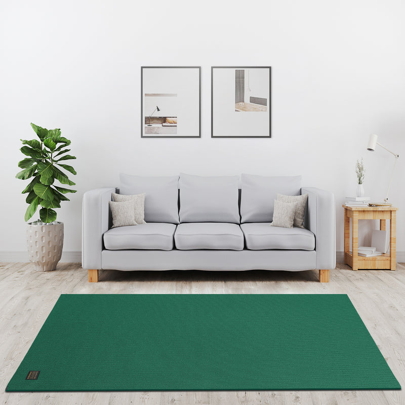 Large Yoga Mat with barefoot 6'x8'