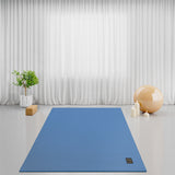Large Yoga Mat with barefoot 7'x5'，9mm thick