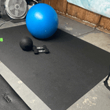 Large Yoga Mat with barefoot 6'x8'