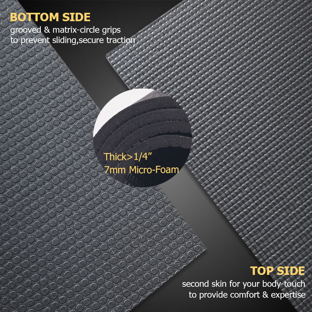 Large Yoga Mat with barefoot 6'x10' - GXMMAT
