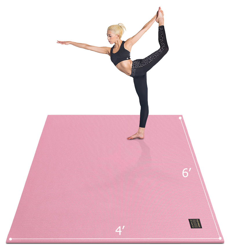 Secret Garden Blossom Yoga Mat – Exercise Mat for Beginners and Advanced – 5mm Thick Yoga Mat for Cushioning and Support – Double-Layered Yoga Mat