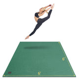 Large Yoga Mat with barefoot 6'x6'
