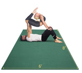 Large Yoga Mat with barefoot 6'x8'