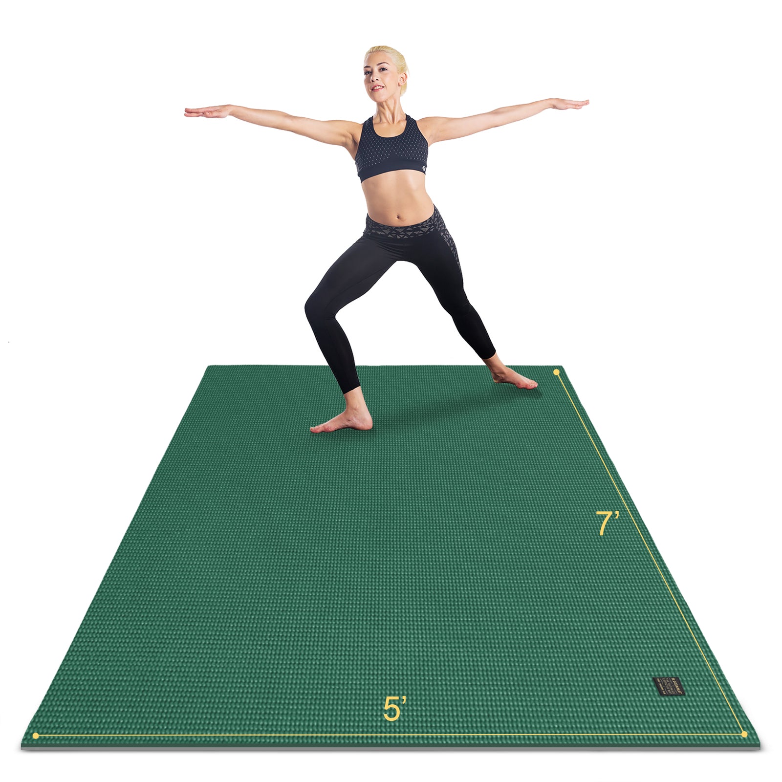 Premium 7 x5 Yoga Mat Exercise Mat Gym Flooring for Home Gym Workout GXMMAT
